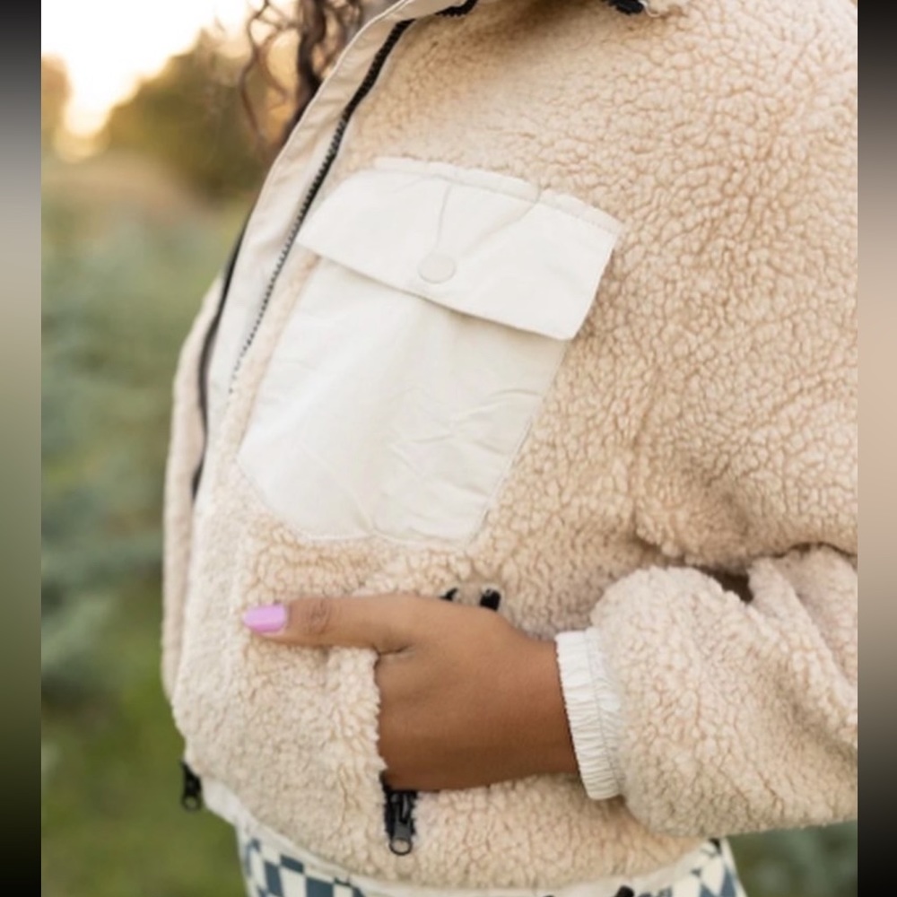 soft teddy roolee jacket